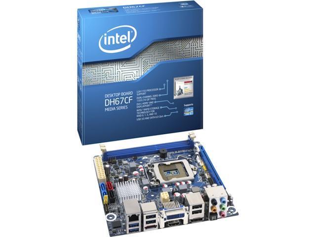 Intel Media DH67CF Desktop Motherboard - Intel H67 Express Chipset - Socket H2 LGA-1155 - 10 x Bulk Pack