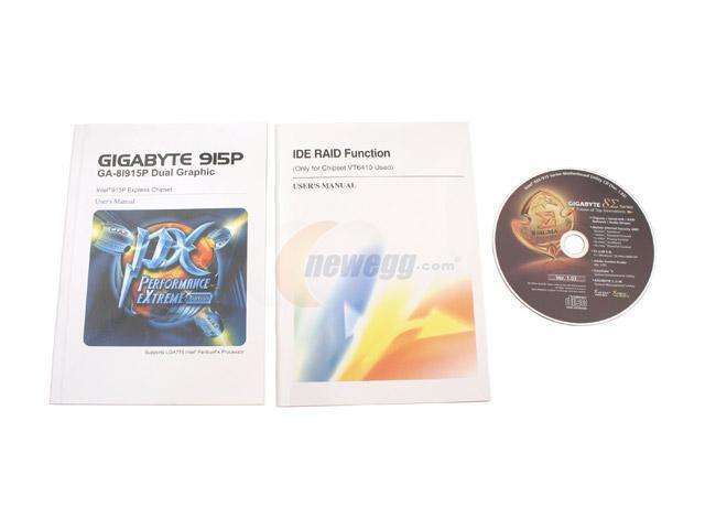 Open Box: GIGABYTE GA-8I915P LGA 775 ATX Intel Motherboard - Newegg.ca