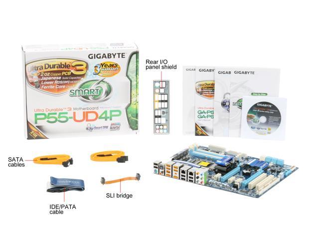 GIGABYTE GA-P55-UD4P LGA 1156 ATX Intel Motherboard - Newegg.ca