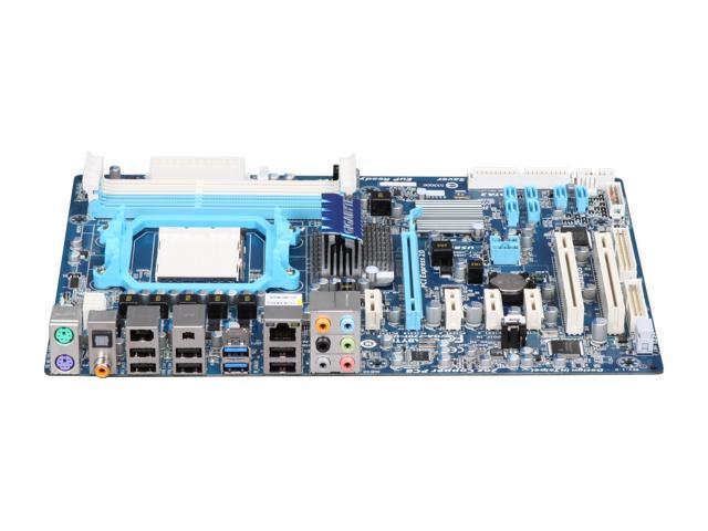 Used - Very Good: GIGABYTE GA-770T-USB3 AM3 ATX AMD Motherboard
