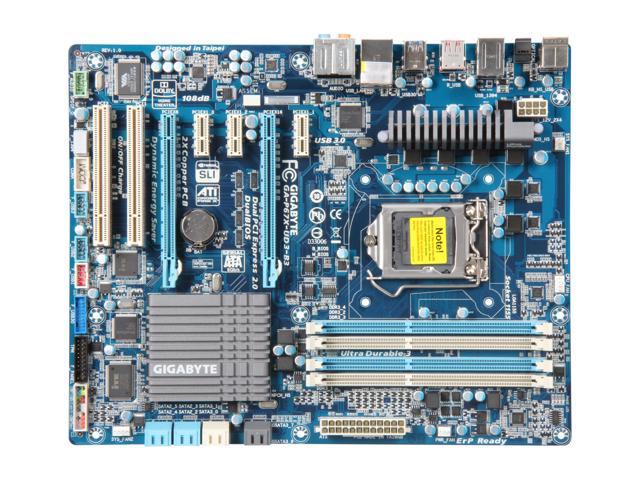 GIGABYTE GA-P67X-UD3-B3 LGA 1155 ATX Intel Motherboard - Newegg.com