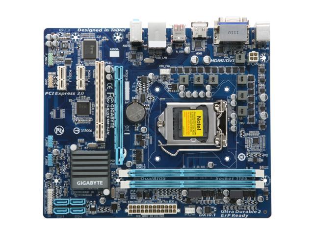 Gigabyte Ga H61m S2h Lga 1155 Micro Atx Intel Motherboard Neweggca