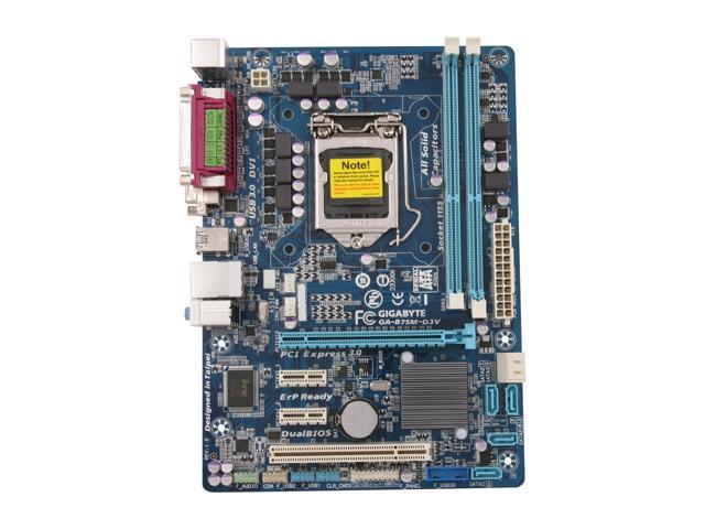 Used Very Good Gigabyte Ga 5m D3v Lga 1155 Micro Atx Intel Motherboard Newegg Com