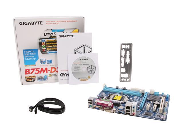 Used Very Good Gigabyte Ga 5m D3v Lga 1155 Micro Atx Intel Motherboard Newegg Com