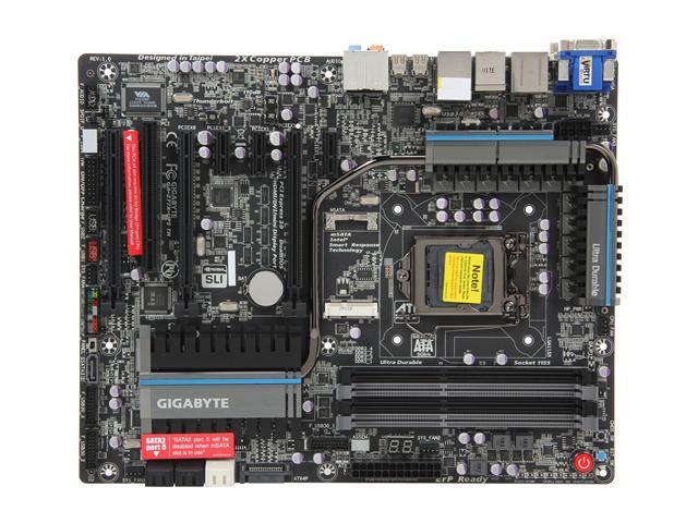 GIGABYTE GA-Z77X-UP5 TH LGA 1155 ATX Intel Motherboard with Dual