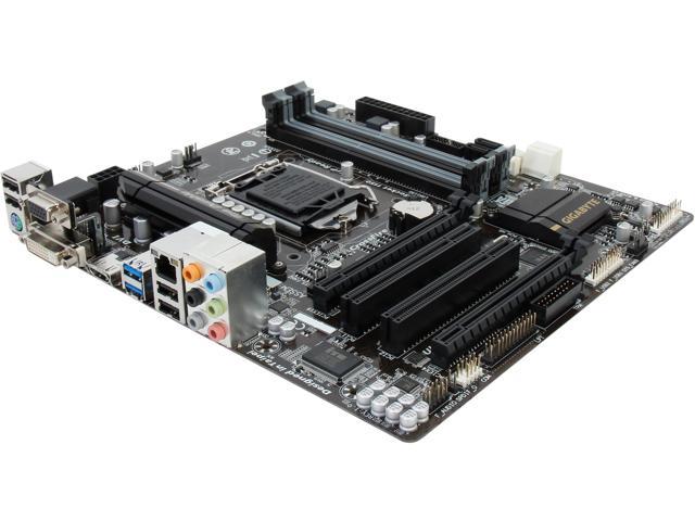 Gigabyte GA-B85M-D2V LGA1150 Intel PCI-E 3.0 USB3.0 Motherboard MicroATX