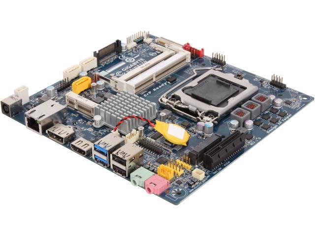 GIGABYTE GA-H81TN LGA 1150 Intel H81 HDMI SATA 6Gb/s USB 3.0 Thin Mini-ITX Intel Motherboard