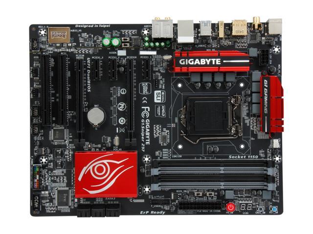 GIGABYTE G1.Sniper Z97 (rev. 1.x) LGA 1150 ATX Intel Motherboard ...