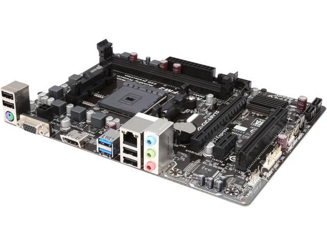 GIGABYTE GA-F2A68HM-H FM2+ AMD A68H SATA 6Gb/s USB 3.0 HDMI Micro ATX AMD Motherboard