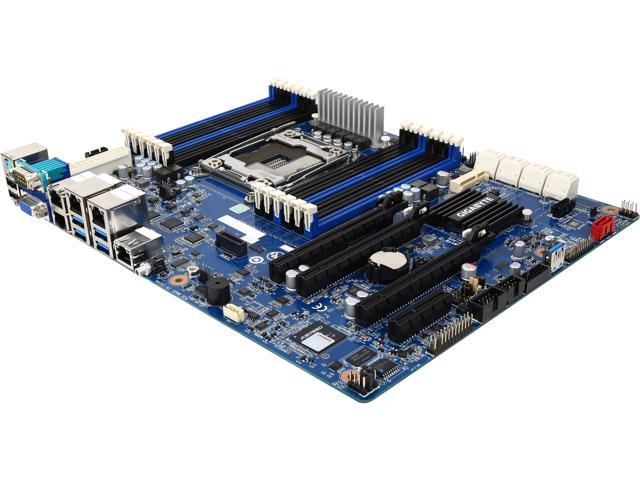 GIGABYTE MU70-SU0 ATX Server Motherboard Mounting pitch: narrow ILM (56 x 94 mm)

Recommended cooling device dimension: 70 x 106 mm

Max. length of M4 screw threads: 3.7 mm

Screws longer than 3.7 mm might damage the motherboard Intel C612