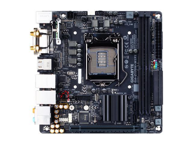 twee weken Lift spanning GIGABYTE GA-Z170N-WIFI (rev. 1.0) LGA 1151 Mini ITX Intel Motherboard -  Newegg.com