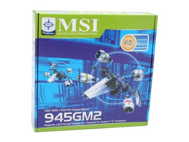 Open Box: MSI 945GM2-F LGA 775 Micro ATX Intel Motherboard - Newegg.com