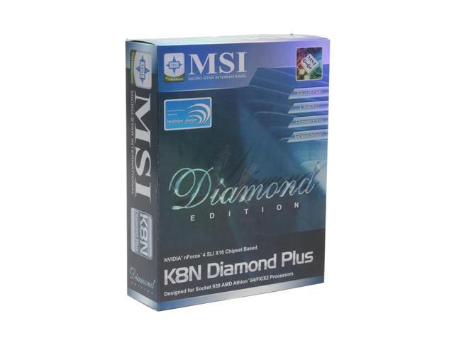 MSI K8N Diamond Plus 939 ATX AMD Motherboard - Newegg.com