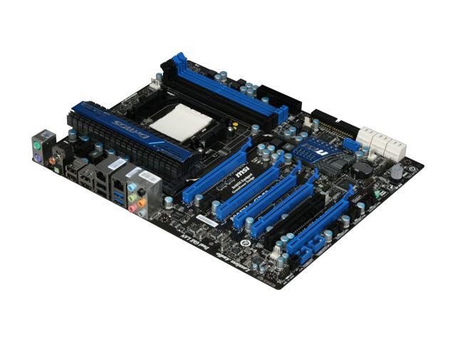 MSI 890FXA-GD70 AM3+ AMD 890FX SATA 6Gb/s USB 3.0 ATX AMD Motherboard