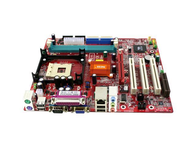 MSI P4MAM-V Socket 478 VIA P4M266A Micro ATX Intel Motherboard