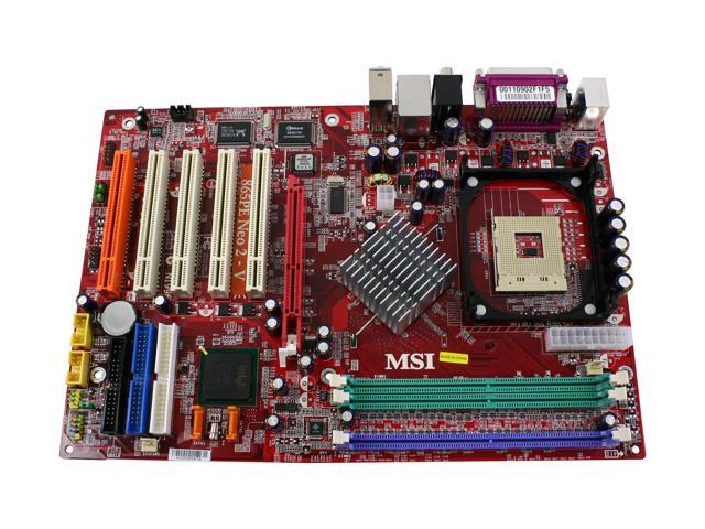 MSI 865PE NEO2-V Socket 478 ATX Intel Motherboard - Newegg.com