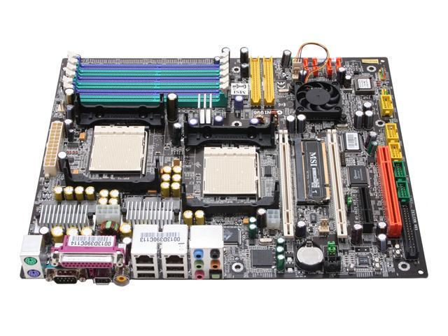 MSI K8N Master2-FAR ATX Server Motherboard Dual 940 NVIDIA nForce4 Professional