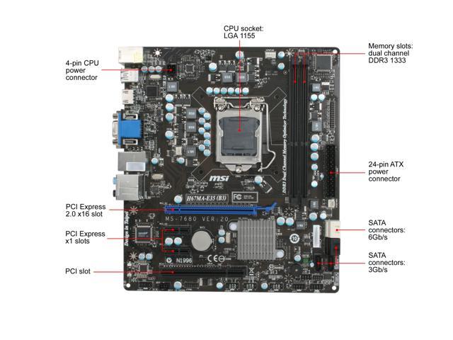 person Popular Teasing Used - Very Good: MSI H67MA-E35 (B3) LGA 1155 Micro ATX Intel Motherboard -  Newegg.com