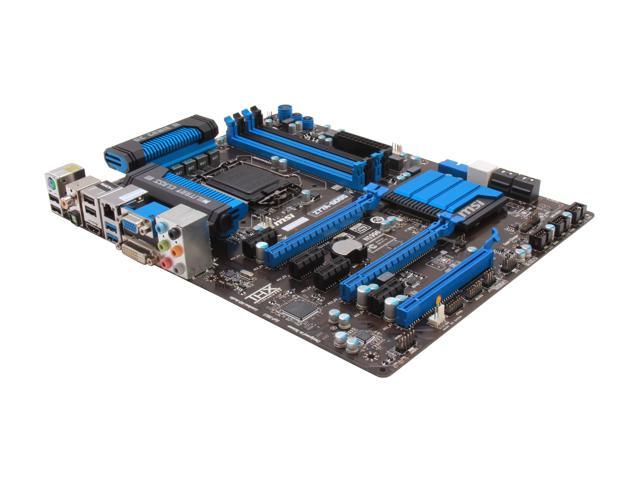 MSI Z77A-GD55 LGA 1155 Intel Z77 HDMI SATA 6Gb/s USB 3.0 ATX Intel  Motherboard with UEFI BIOS