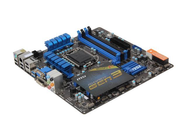 MSI Z77MA-G45 LGA 1155 Intel Z77 HDMI SATA 6Gb/s USB 3.0 Micro ATX Intel Motherboard with UEFI BIOS