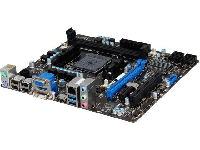 MSI A78M-E35 FM2+ / FM2 AMD A78 (Bolton D3) SATA 6Gb/s USB 3.0 HDMI Micro ATX AMD Motherboard