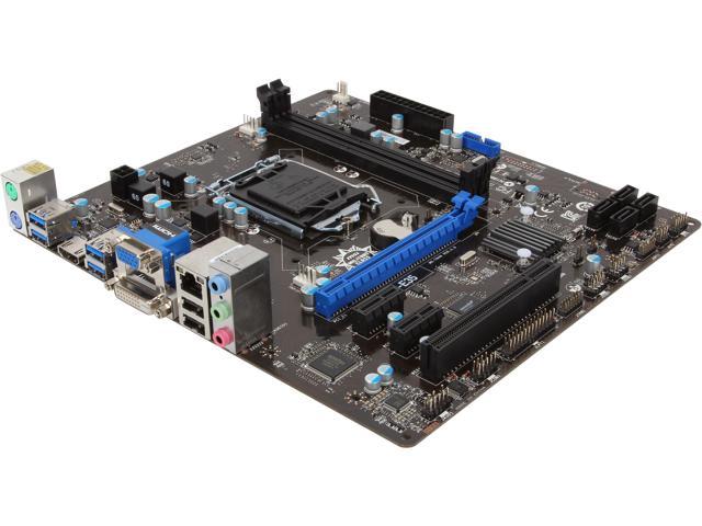 MSI H81M-E35 LGA 1150 Intel H81 HDMI SATA 6Gb/s USB 3.0 Micro ATX Intel Motherboard