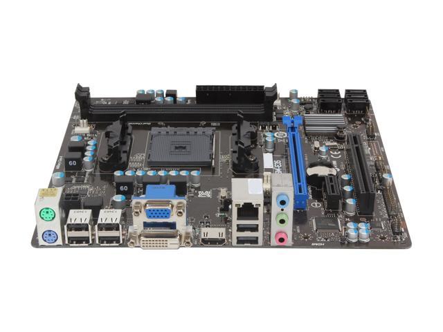 MSI A55M-E35 FM2+ / FM2 Micro ATX AMD Motherboard - Newegg.com