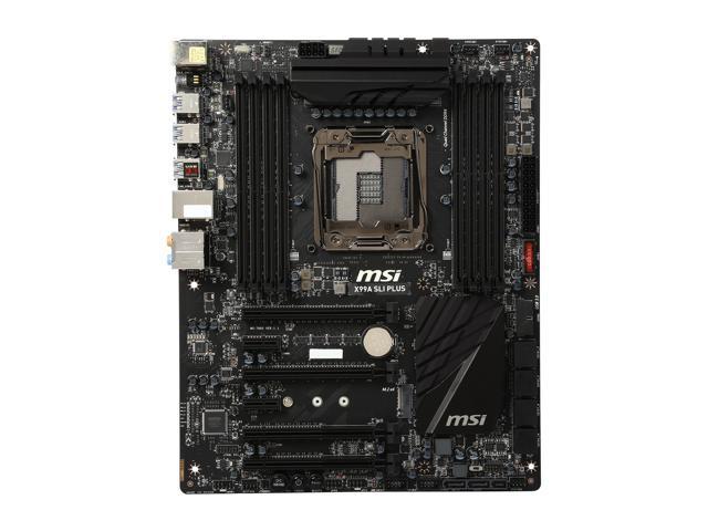 Msi x99a sli plus обзор