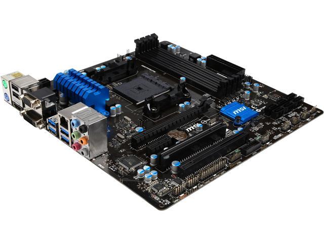 Msi A78m E45 V2 Fm2 Micro Atx Amd Motherboard