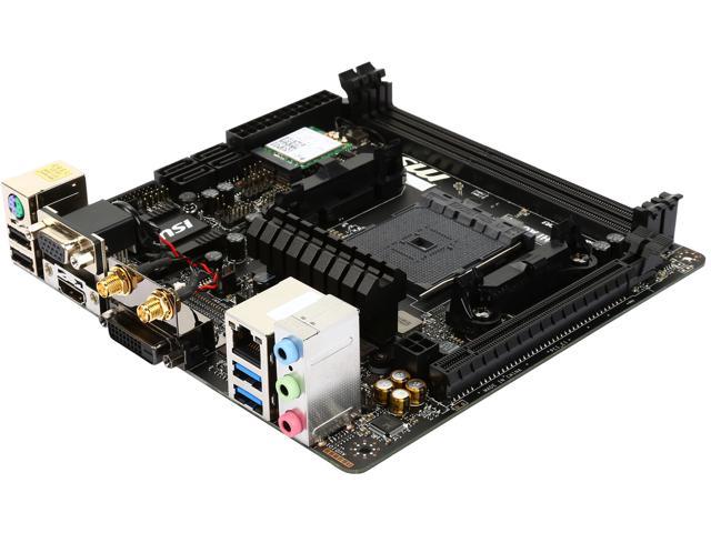 MSI A68HI AC FM2+ AMD A68H SATA 6Gb/s USB 3.0 HDMI Mini ITX AMD Motherboard