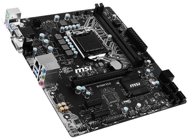 Msi B150m Eco Lga 1151 Micro Atx Intel Motherboard