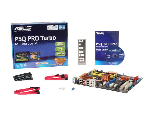 ASUS P5Q Pro Turbo LGA 775 Intel P45 ATX Intel Motherboard