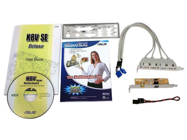 ASUS K8V SE DELUXE 754 ATX AMD Motherboard - Newegg.com