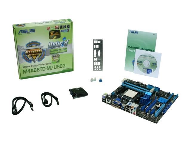 ASUS M4A88TD-M/USB3 AM3 Micro ATX AMD Motherboard - Newegg.com