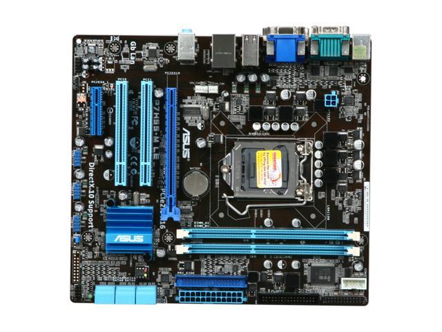 ASUS Motherboard P7H55-M LGA1156 DDR3 MICRO ATX 16GB 95% NEW 100%Working