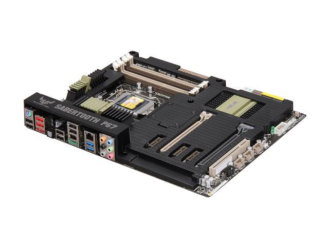 ASUS SABERTOOTH P67 (REV 3.0) LGA 1155 Intel P67 SATA 6Gb/s USB 3.0 ATX Intel Motherboard