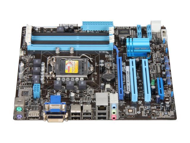 ASUS P8Q67-M DO/CSM (REV 3.0) LGA 1155 Micro ATX Intel Motherboard with ...