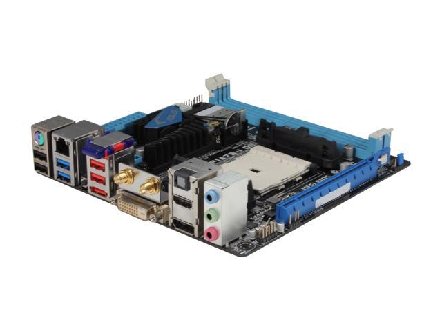 ASUS F1A75-I Deluxe FM1 AMD A75 (Hudson D3) SATA 6Gb/s USB 3.0 HDMI Mini ITX AMD Motherboard