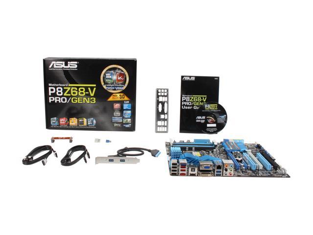 ASUS P8Z68-V PRO/GEN3 LGA 1155 ATX Intel Motherboard with UEFI