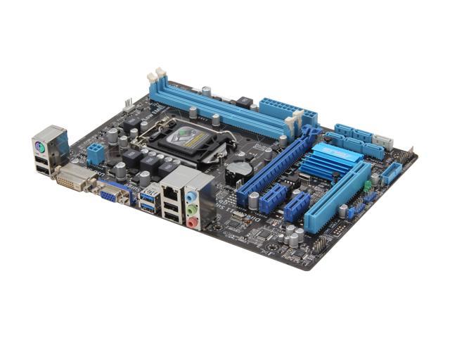 ASUS P8B75-M LX PLUS LGA 1155 Intel B75 SATA 6Gb/s USB 3.0 Micro ATX Intel Motherboard with UEFI BIOS