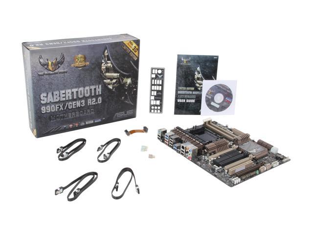 ASUS SABERTOOTH 990FX/GEN3 R2.0 AM3+ ATX AMD Motherboard - Newegg.com