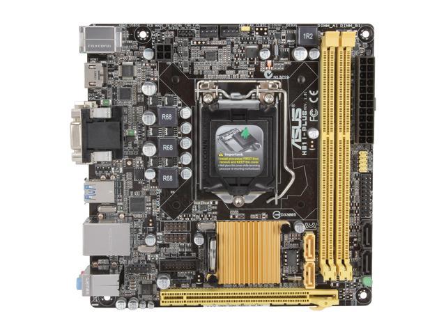 ASUS H81I-PLUS LGA 1150 Intel H81 HDMI SATA 6Gb/s USB 3.0 Mini ITX Intel  Motherboard