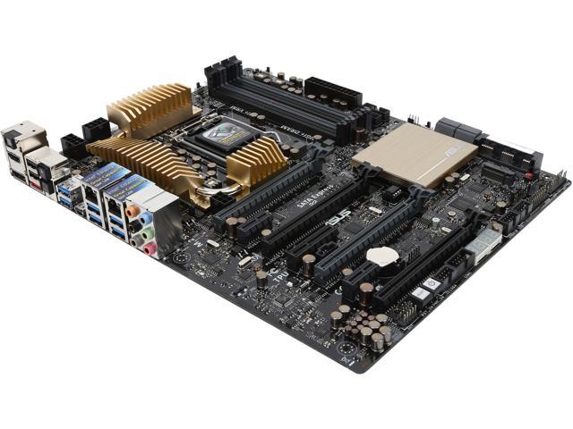 ASUS Z97-WS Intel LGA1150 HDMI/DisplayPort /Mini DisplayPort Dual server-grade Intel LAN ATX Server Workstation Motherboard for Quad-strength Graphic Power