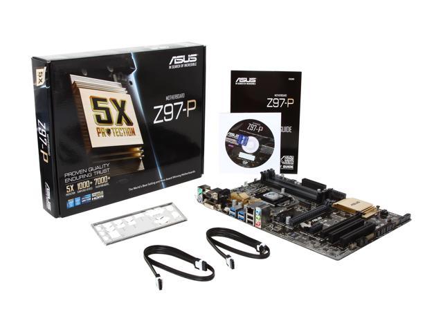 Used - Like New: ASUS Z97-P Z97 HDMI SATA 6Gb/s USB 3.0 ATX Intel Motherboard Intel Motherboards - Newegg.com