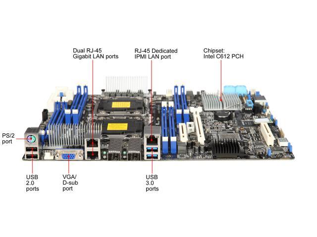 ASUS Z10PC-D8/10G-2S(ASMB8-IKVM) Optimize for Big Data - Newegg.com