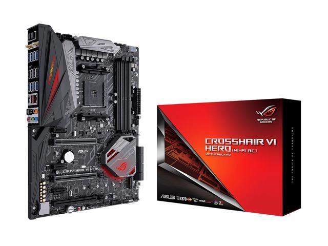 Asus Rog Crosshair Vi Hero Wi Fi Ac Am4 Atx Amd Motherboard Newegg Com