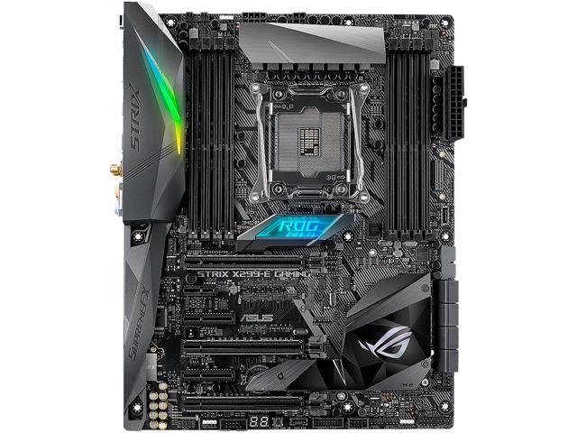 ASUS ROG STRIX X299-E GAMING LGA2066 DDR4 M.2 USB 3.1 802.11 AC WI-FI X299 ATX Motherboard for Intel Core i9 and i7 X-Series Processors