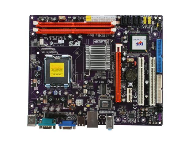ECS G31T-M(1.0) LGA 775 Micro ATX Intel Motherboard - Newegg.com