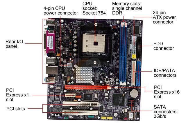 ECS C51G-M754 754 Micro ATX AMD Motherboard - Newegg.com