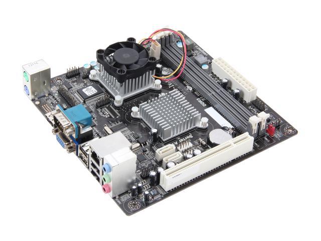 ECS VX900-I (v1.0A)  VIA L2007 (1.6G, 800MHz) VIA VX900 Mini ITX Motherboard / CPU Combo
